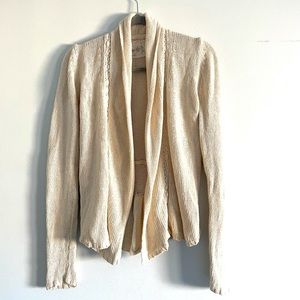 Angel of the North Annabelle Anthropologie Open Cardigan